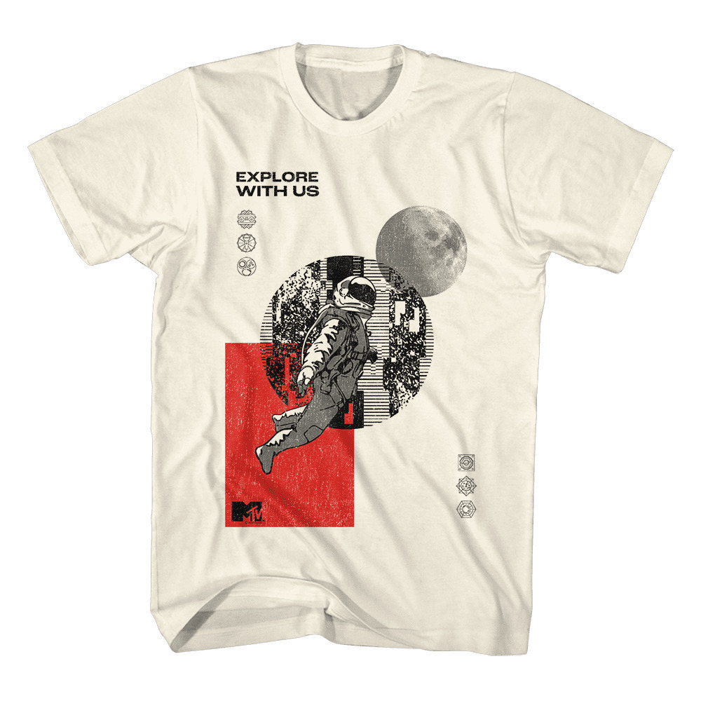 Mtv Astronaut Explore With Us Unisex T Shirt
